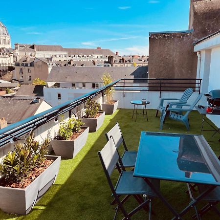 Grand Studio, Belle Terrasse Avec Vue Нант Экстерьер фото
