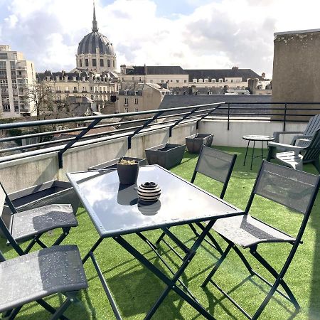 Grand Studio, Belle Terrasse Avec Vue Нант Экстерьер фото